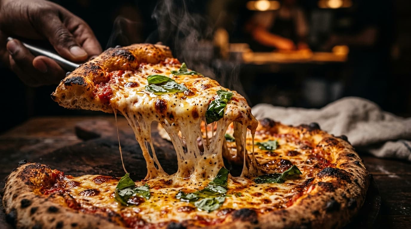 Epic Melted Mozzarella Cheese Pull