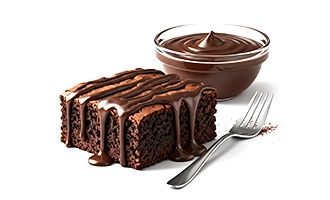 Chocolate Brownie with Choco Sauce